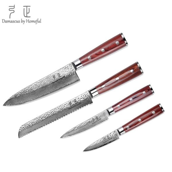 "Damascus Kitchen Knife Set" - Extremely Sharp And Luxurious Design | Exclusive Discount For Wholesalers
