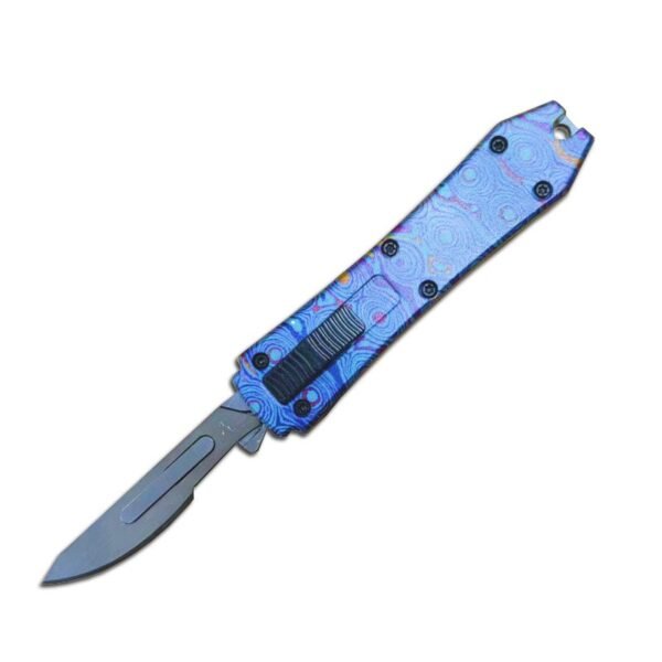 mini otf surgery knife, removable blade,pocket EDC keychain knives--SBM-SS017