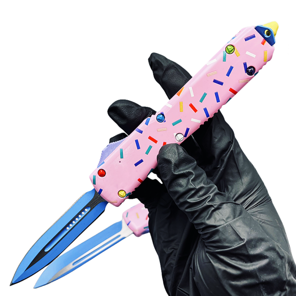 5.5 inch UTX-70 donut otf knife for Tactical and Gift Use