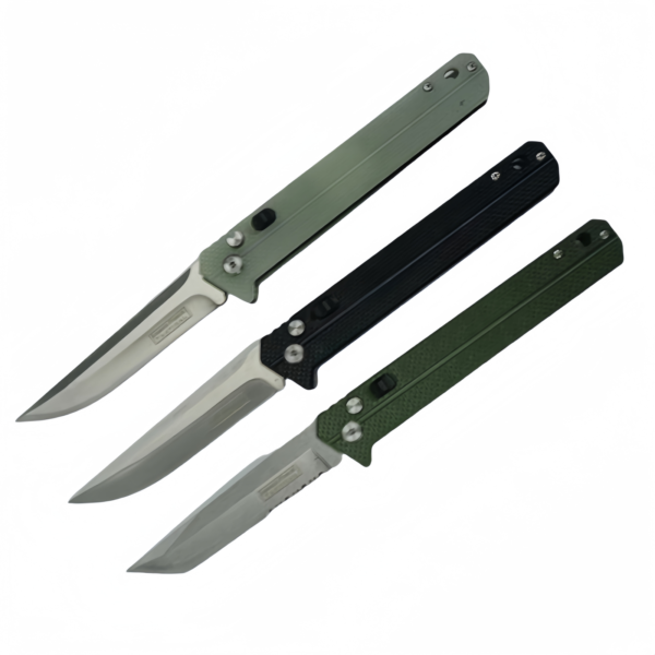 Folding Knife 420 Blade Nylon Fiber Handle Bearing Hunting Survival Tactical cute pink pocket Knife EDC