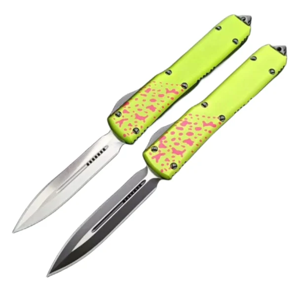 5.25 inch UT85 Zombie Green OTF KNIFE -CMT12