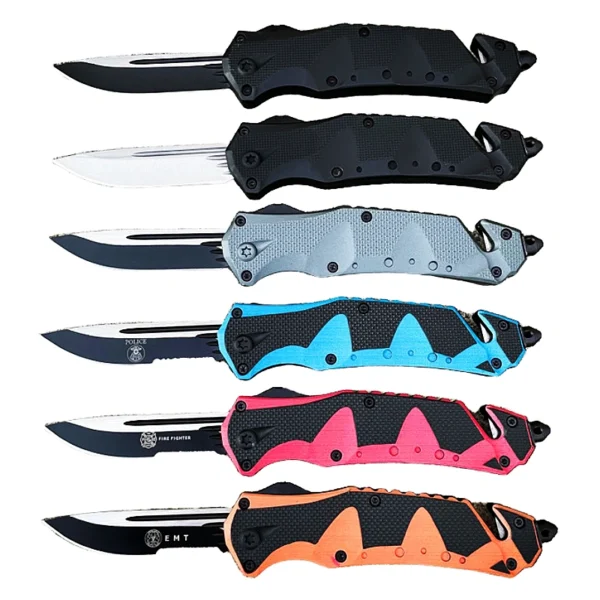 5.5 inch 845 Police Evader Rescue tactical OTF knife-TKP002