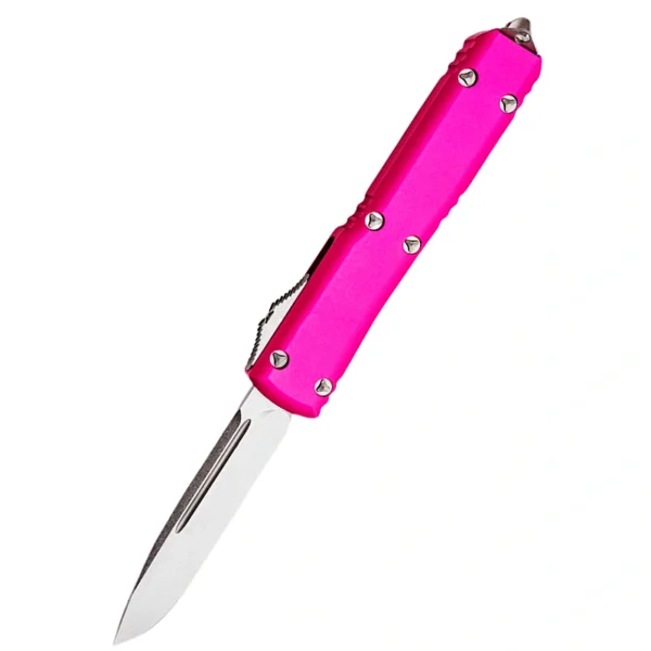 3.12 INCH utx-85 s/e pink otf knife​ aluminum​