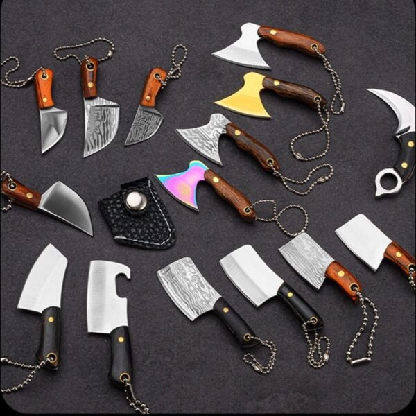 Mini EDC multi function bottle opener key chain  knife