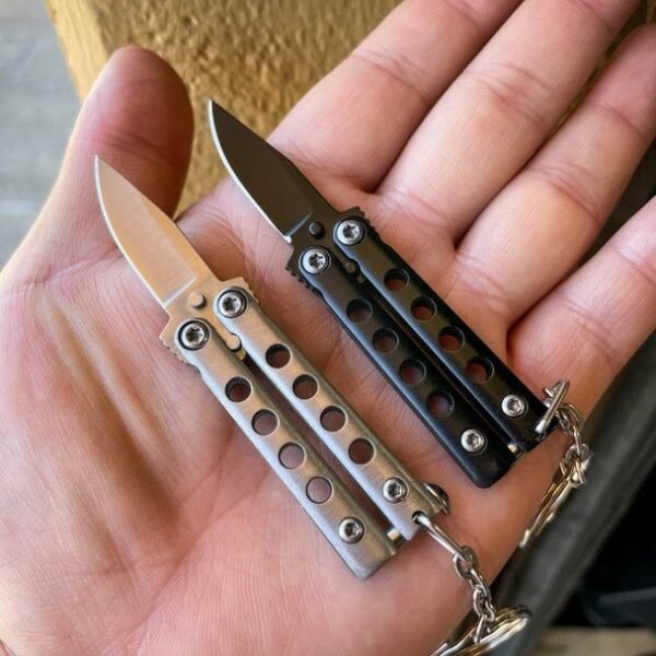 mini balisong keychain small Butterfly Knife