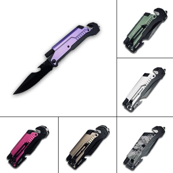 Mens Folding Knife for Son from Mom - for Birthday Christmas Graduation Deployment - Men Unique and Cool Camping Fishing Hunting Pocket Knives for Him