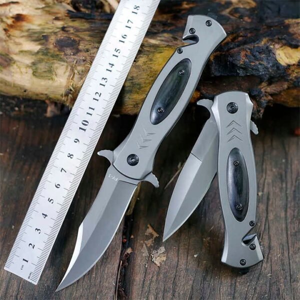 New Design Custom Logo Stainless Steel Folding Knife Knife Outdoor With Steel Handle