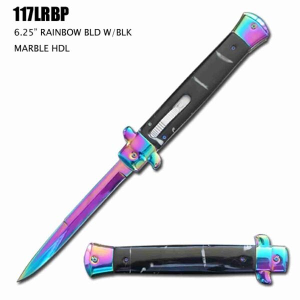 11inch  ITALIAN STILETTO OTF DOUBLE ACTION KNIVES/Color blade-SKL05